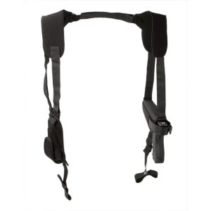 Horizontal Shoulder Holster Pro-Pak Black Size 16. Ambi. Clam